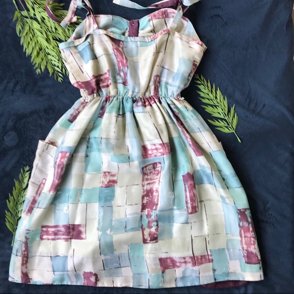 ANTHROPOLOGIE Silk Dress - Picture 4 of 8